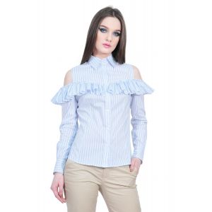 Camasa in dungi cu volan, RVL D2517
