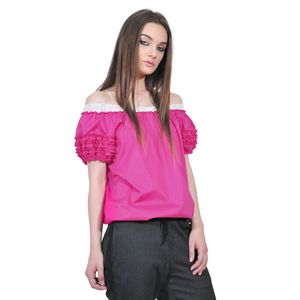 bluza roz de dama d2351A