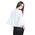 bluza alba de dama cu volane la maneci D2511 RVL