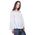 Bluza larga alba de dama tip ie D2554