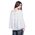 Bluza larga alba de dama tip ie D2554