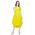 Rochie galbena lunga de vara D2555