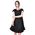 Rochie neagra de vara D2557