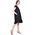 Rochie neagra de vara D2557