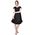 Rochie neagra de vara D2557