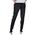 pantalon cu elastin in talie, negru D2613