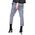 pantalon 3/4 de dama gri bleu D2617