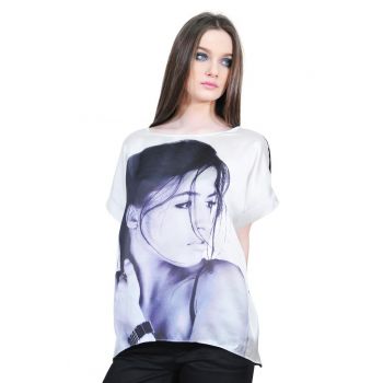 bluza dama cu portret D2528