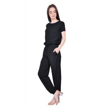 salopeta neagra de dama D1716B RVL