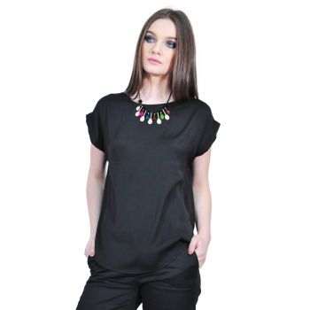 Bluza neagra de dama, RVL D2134B