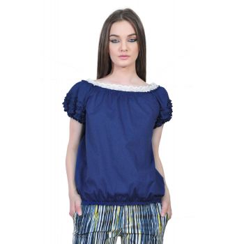 bluza albastra de dama D2351A