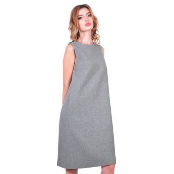 sarafan gri de dama D2601