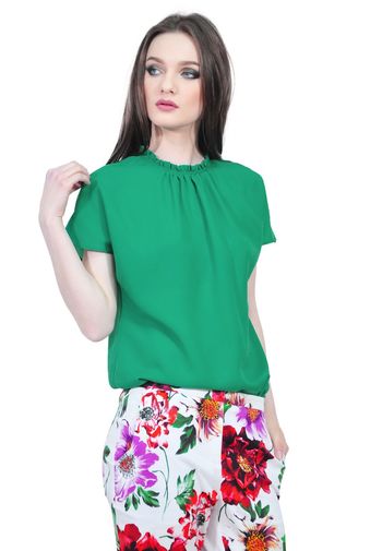 bluza verde eleganta de dama D2323A