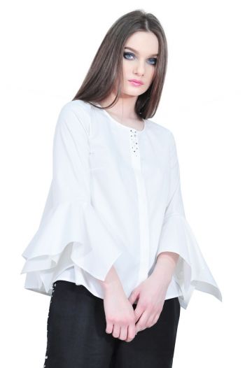 camasa dama alba RVL D2501