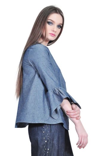 camasa dama denim RVL D2502