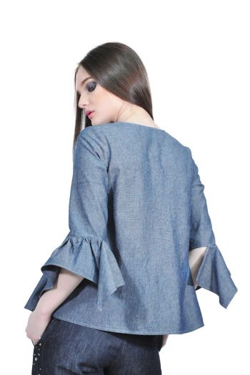 camasa dama denim RVL D2502