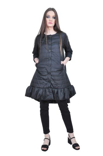 jacheta lunga neagra de dama RVL, D2507