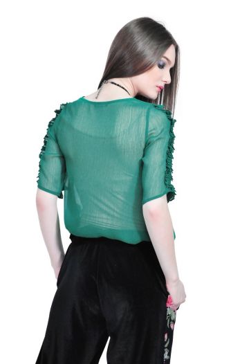 bluza verde de dama D2514 RVL