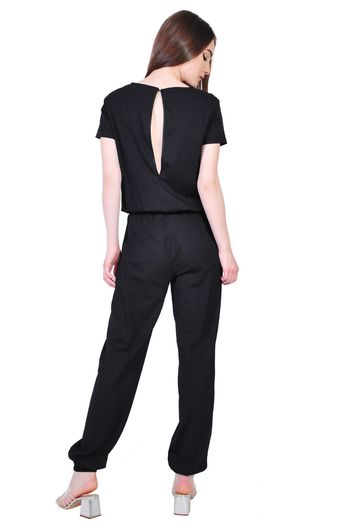 salopeta neagra de dama D1716B RVL