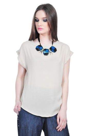 Bluza bej de dama, RVL D2134B