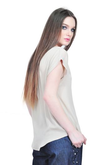 Bluza bej de dama, RVL D2134B