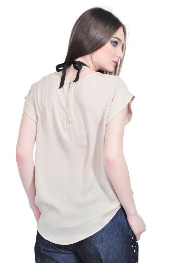 Bluza bej de dama, RVL D2134B