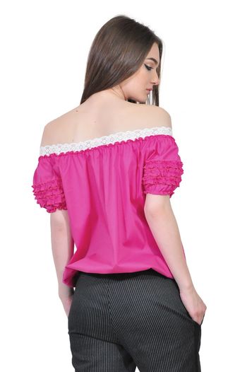 bluza roz de dama d2351A