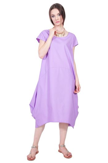 Rochie lila lunga de vara