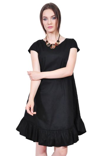 Rochie neagra de vara D2557