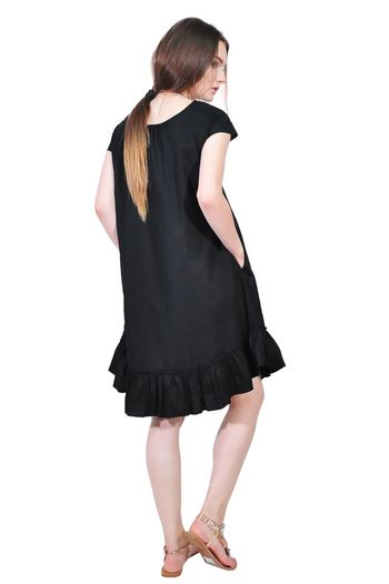 Rochie neagra de vara D2557