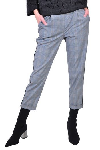 pantalon 3/4 de dama gri bleu D2617