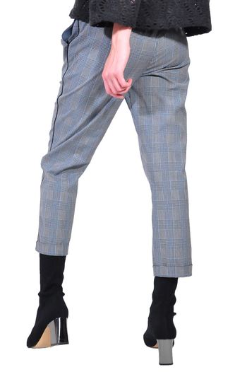 pantalon 3/4 de dama gri bleu D2617