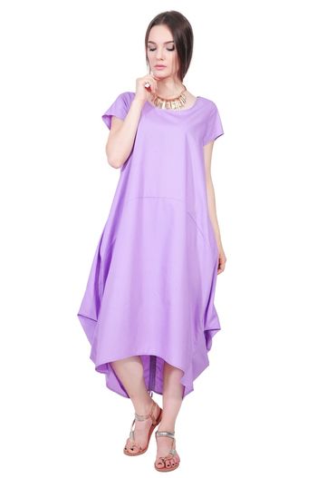 Rochie lila lunga de vara
