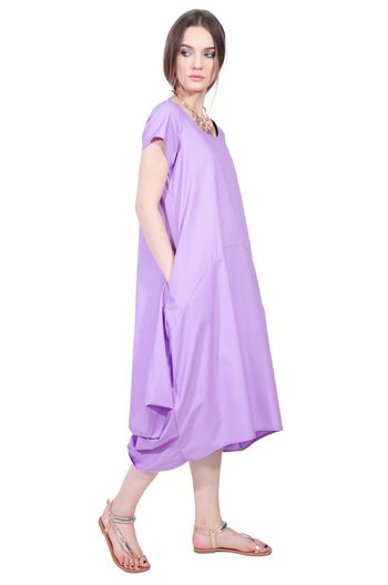 Rochie lila lunga de vara