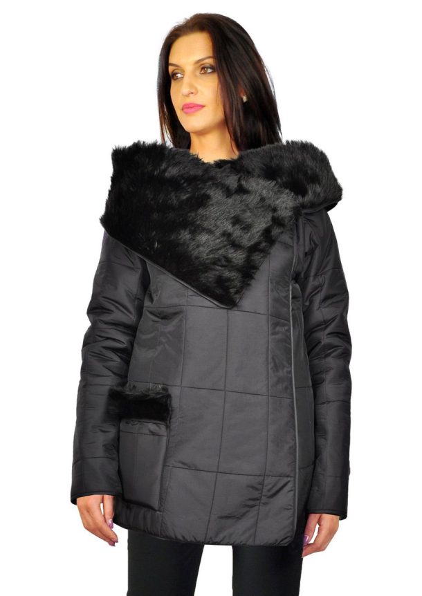 Jachete dama Finest touch - negru