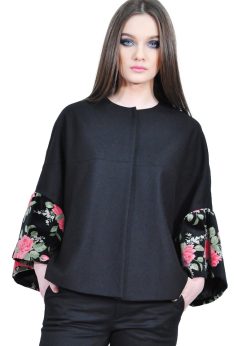 Jacheta neagra eleganta de dama, RVL