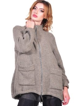 Cardigan de dama, bej