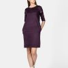 Rochie dama RVL - mov inchis