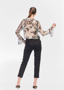 Bluza dama RVL - imprimeu flori