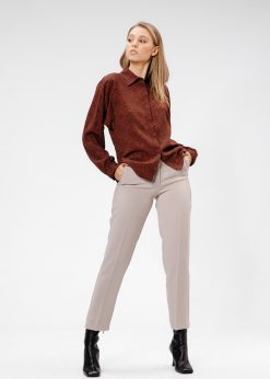 Pantalon elegant gri RVL