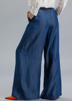 Pantalon larg din denim RVL