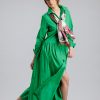 Rochie lunga, verde RVL