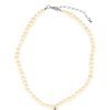 Colier perle naturale - Silver Crystals