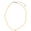 Colier perle naturale - Silver Lips