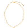 Colier perle naturale - Gold Lips